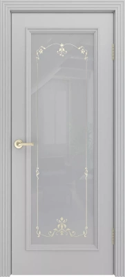 Межкомнатная дверь «Версаль, ДO» 2000 x 600 RAL 7047