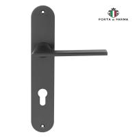 Дверная ручка на планке PORTA DI PARMA Alato Матовый графит 2314.05.CYL