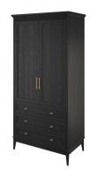 Шкаф 2х дверный с ящиками Спальня 1405/DARK