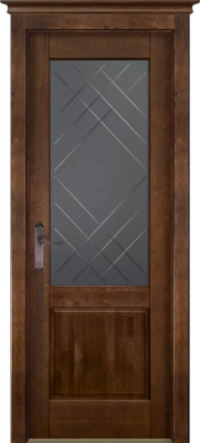 Межкомнатная дверь «М5 ДО» 2000 x 600 Античный орех