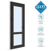 Пластиковая входная дверь VEKA WHS 60 ( 800ш х 2100в ) двухкамерная, Белый/Темно-коричневый dveri6065