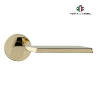 Дверная ручка на розетке PORTA DI PARMA Levante PVD Полированное золото 119.06