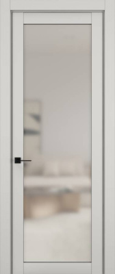 Дверь Керамик слоновая кость 2 NC ст.просветленное 2000*1000