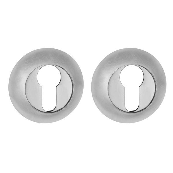 Накладка Punto (Пунто) под цилиндр ET.R.TL54 (ET TL) SSC-16 сатинированный хром