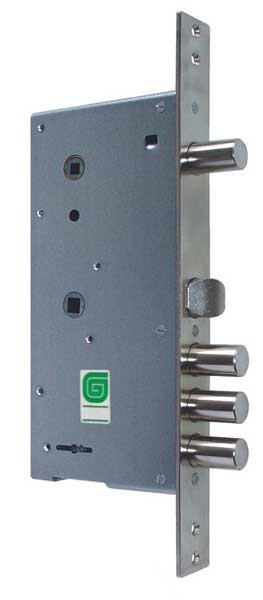 Замок Guardian (Гардиан) врезной сувальдный с задвижкой и защёлкой ЗВ 30.15, 4 кл. (длинный кл. 71,5 мм) /128:3905/