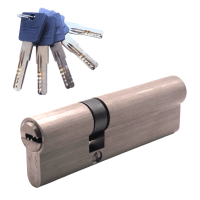 Механизм цилиндровый  P100 (35X65) SN 5 ключей (мат. никель)