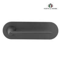 Дверная ручка на планке PORTA DI PARMA Cono Матовый графит 515.05