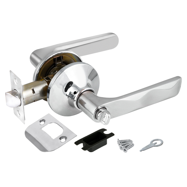 Ручка Punto (Пунто) защелка DK624 CP-BK (6024 CP-B) (фик.) хром