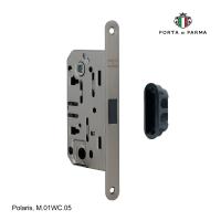 Защелка врезная магнитная под фиксатор PORTA DI PARMA Polaris Матовый графит M.01WC.05