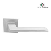 Дверная ручка на розетке PORTA DI PARMA Italia Матовый хром 206.02