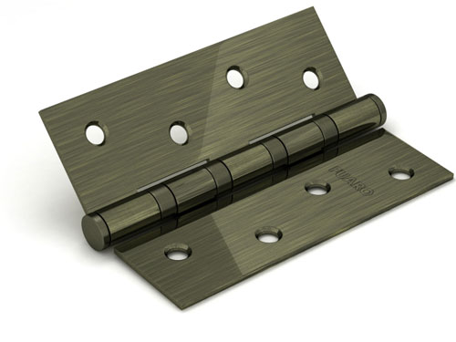 Петля Fuaro (Фуаро) универсальная IN5400U-BL AB (4BB/BL 125x75x2,5) бронза БЛИСТЕР