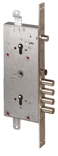 Корпус Cisa (Чиза) врезного двухцилиндрового замка с задвижкой и защёлкой 56.786.48 (тех. упаковка)