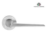 Дверная ручка на розетке PORTA DI PARMA Cono Матовый хром 115.02