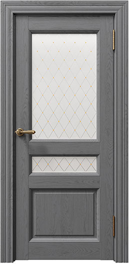 Дверь межкомнатная Соренто (Sorrento) 80014 покрытие soft touch кремовый soft touch остекленная золото 600x2000 80014 Atratsit