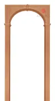 Межкомнатная арка Эллада, цвет миланский орех