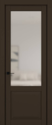 Дверь Керамик коричневый 4 SC ст.просветленное 2000*1000