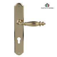 Дверная ручка на планке PORTA DI PARMA Siena PVD Полированное золото 2610.06.CYL