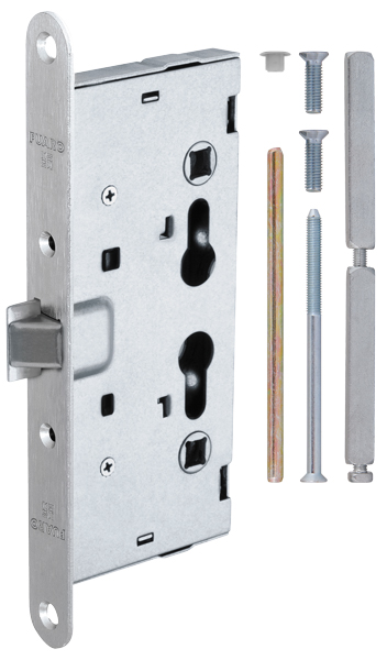 Замок Fuaro (Фуаро) для противопожарных дверей AP.C-65.72-0433 (ANTI-PANIC FL-0433) с раздельным квадратом