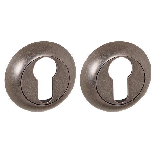 Накладка Punto (Пунто) под цилиндр ET.R.ZR54 (ET ZR) OS-9 античное серебро