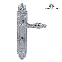 Дверная ручка на планке PORTA DI PARMA Arcadia Полированный хром 2718.01.WC