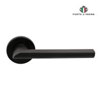 Дверная ручка на розетке PORTA DI PARMA Punto Чёрный  102.03