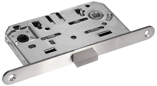 Защелка межкомнатная M1895 SN магнитная, сантехническая, цвет - мат.никель