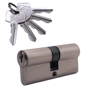 Механизм цилиндровый (5 ключей) V70-5 SN (мат. никель)
