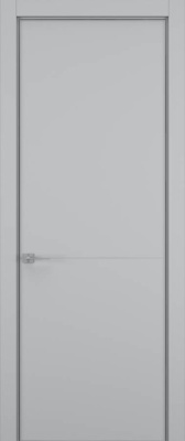 Дверь Шеллак серый 2 MN 2000*1000 (196) L REVERSE кромка матовая Eclipse