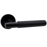 Ручки дверные алюминиевые V35BL-2 SL (черный)