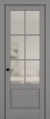 Дверь Шеллак серый 12 NC ст.просветленное 2000*1000