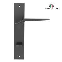 Дверная ручка на планке PORTA DI PARMA Origami  Матовый графит 2405.05.WC