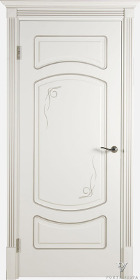 Дверь межкомнатная Валенсия 3 натуральный шпон эмаль все цвета глухая 600x2000 3 Emal