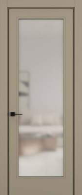 Свобода 01V ( ПО Прозрачное ) Матовый Серо-бежевый Нестандарт