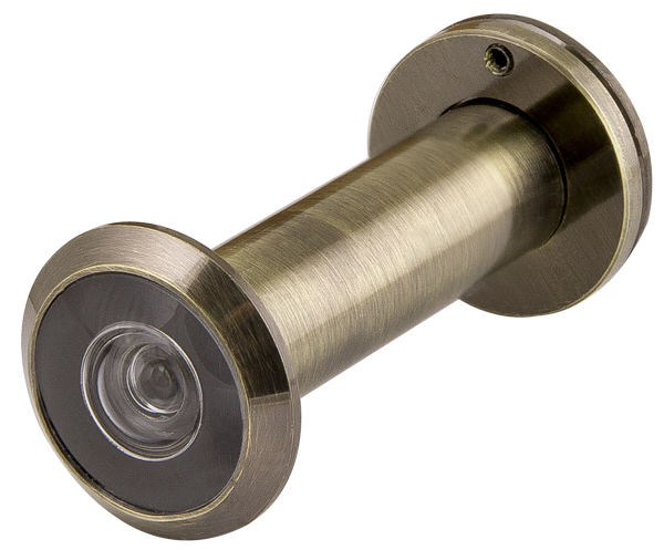 Глазок Fuaro (Фуаро) дверной, оптика пластик DV 3/90-50/Z (VIEWER 3 DVZ) AB бронза