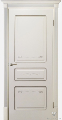 Дверь межкомнатная Валенсия 4 натуральный шпон эмаль все цвета глухая 600x2000 4 Emal