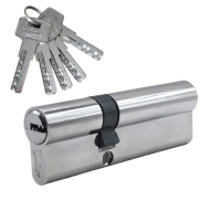 Механизм цилиндровый  Z100 (40x60) СР 5 ключей (хром)