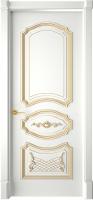 Дверь межкомнатная Багет 5/1 эмаль и лак эмаль белая глухая