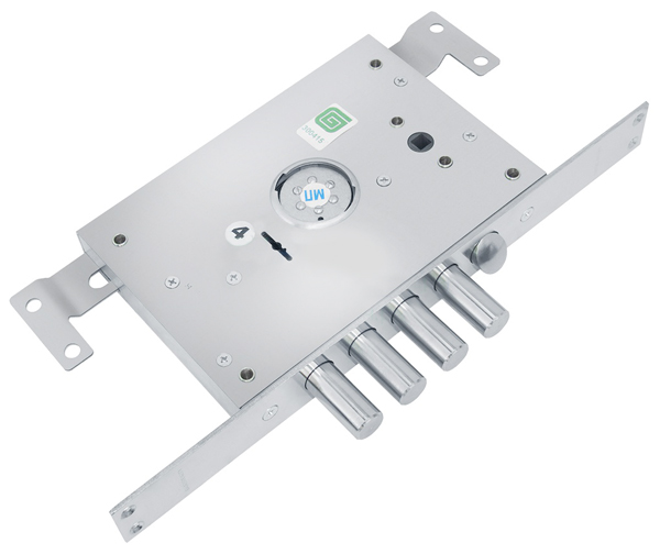 Замок Guardian (Гардиан) врезной сув. с защёлк ЗВ 21.14 Т (прав) со смен.мех-ом, (без накл), дл. кл. 54мм, 5+1/123:451/