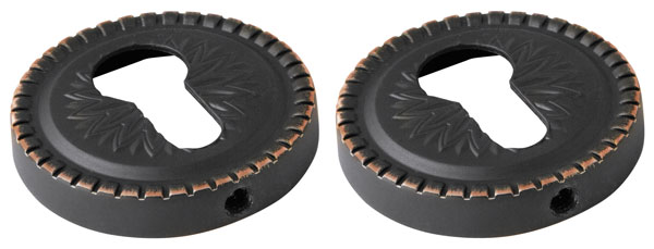 Накладка Armadillo (Армадилло) под цилиндр ET.R.CL55 (ET/CL) ABL-18 темная медь