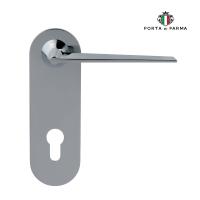 Дверная ручка на планке PORTA DI PARMA Cono Полированный хром 2115.01.CYL