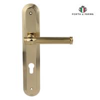 Дверная ручка на планке PORTA DI PARMA Chic PVD Полированное золото 2516.06.CYL