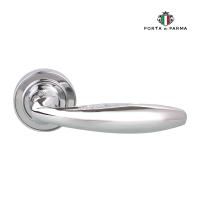 Дверная ручка на розетке PORTA DI PARMA Anna Полированный хром 309.01