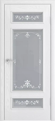 Межкомнатная дверь «Голд-4 ДО» 2000 x 600 Белоснежный