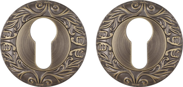 Накладка Fuaro (Фуаро) под цилиндр ET.R.SM58 (ET SM) MAB-6 темная бронза