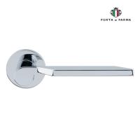 Дверная ручка на розетке PORTA DI PARMA Levante Полированный хром 119.01