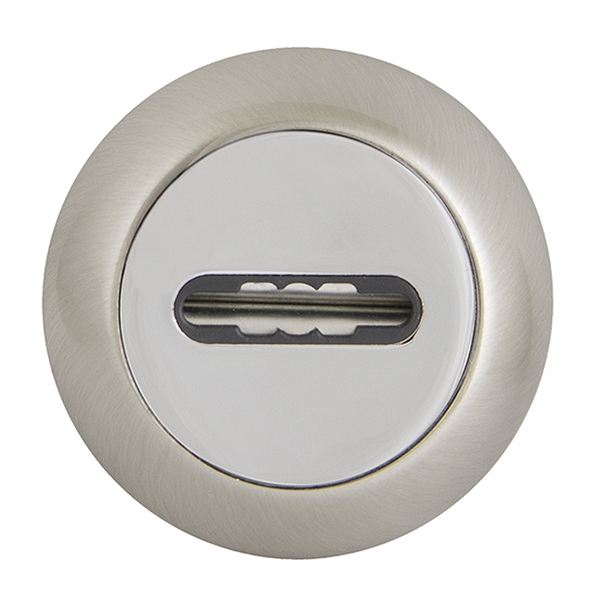 Накладка Fuaro (Фуаро) на сувальдный замок SC.R.RM54 (SC RM) SN/CP-3 матовый никель/хром