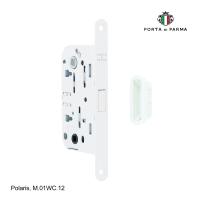 Защелка врезная магнитная под фиксатор PORTA DI PARMA Polaris Белый M.01WC.12