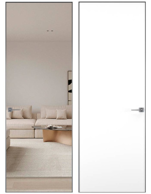 Дверь Керамик снежный 2 MD 2000*800 (196) L 1 отв кромка матовая Eclipse