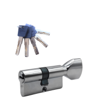 Механизм цилиндровый  PC70 (35Cх35) CP 5 ключей (хром)