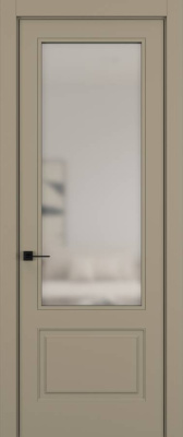 Гармония 021V ( ПО Прозрачное серое ) Матовый Серо-бежевый Нестандарт